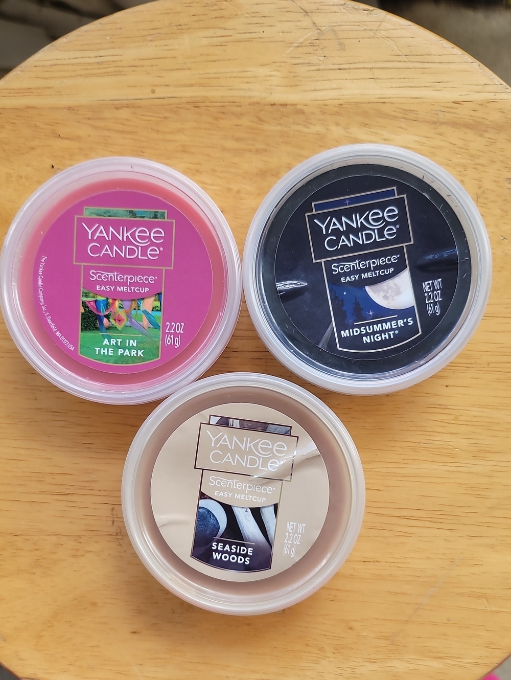 NWOT. Yankee Candle Scenterpiece Easy MeltCup Trio